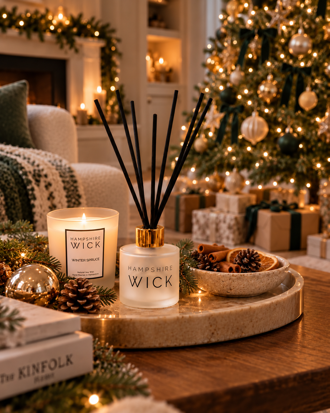 Winter Spruce Reed Diffuser - Christmas Collection