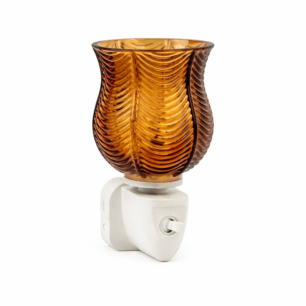 Electric plug wall wax burner