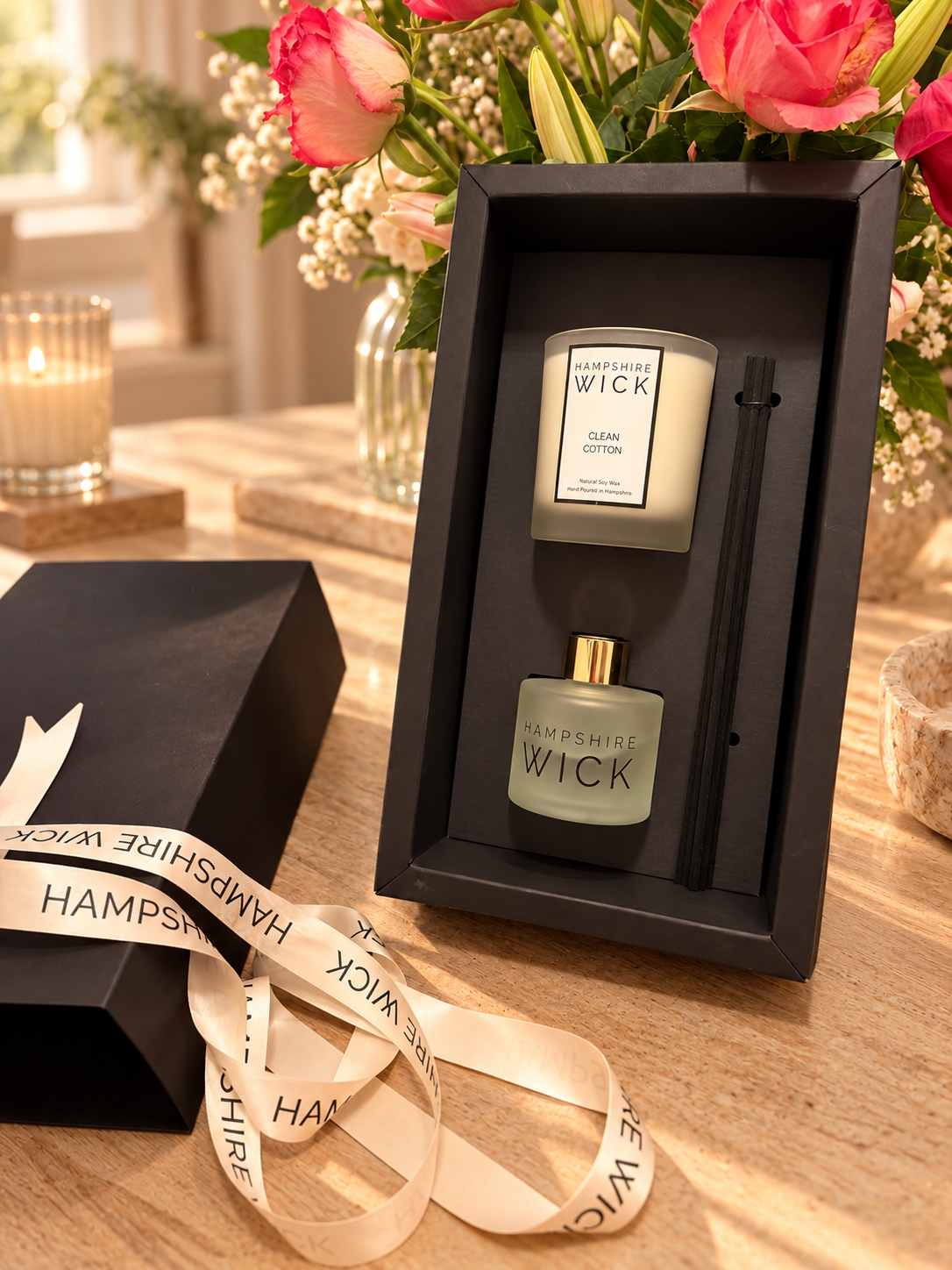 The Signature Duo – Luxury Candle & Reed Diffuser Gift Set
