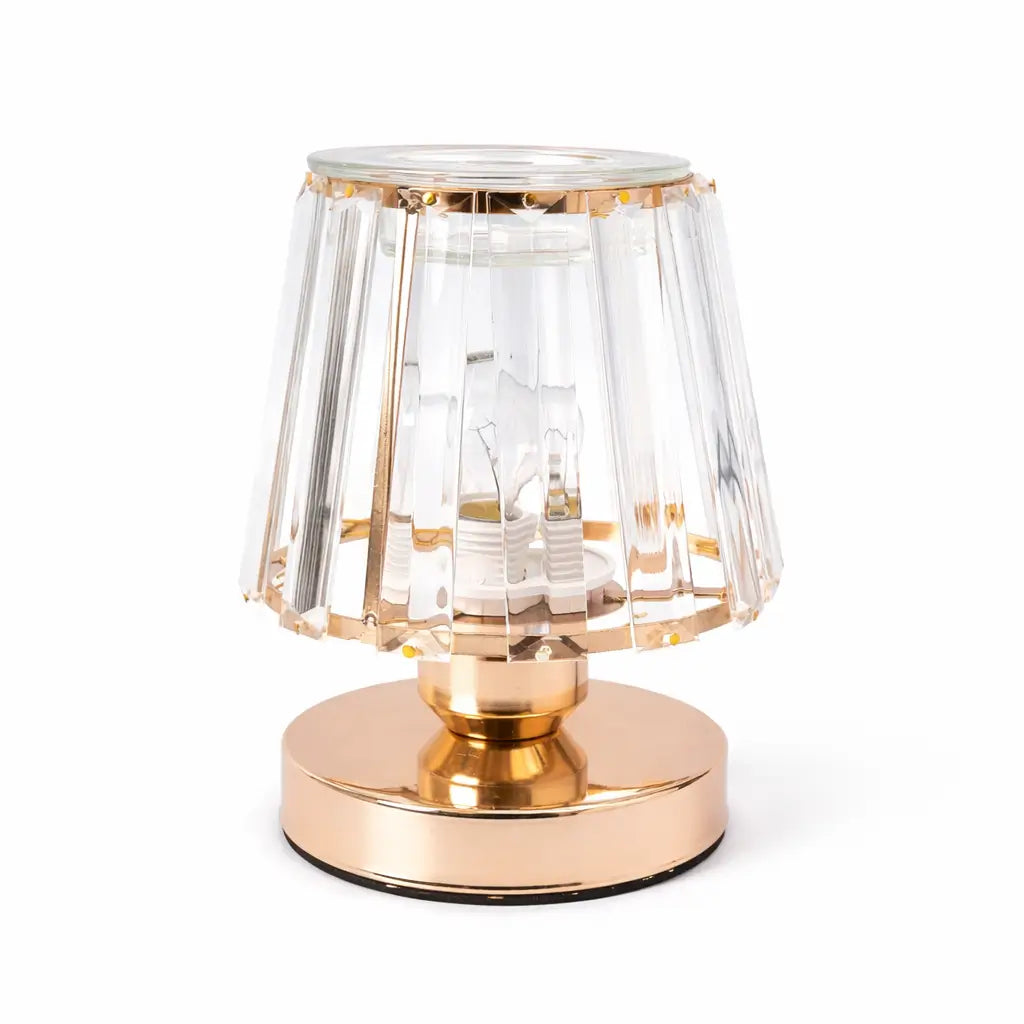 Wax Warmer A-Line Glass Lamp – Gold