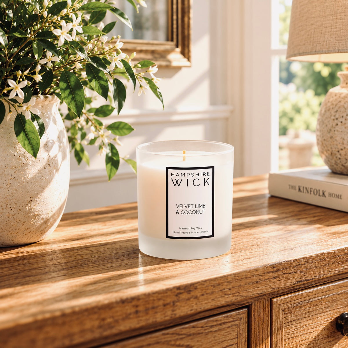 Velvet Lime & Coconut Luxury Candle