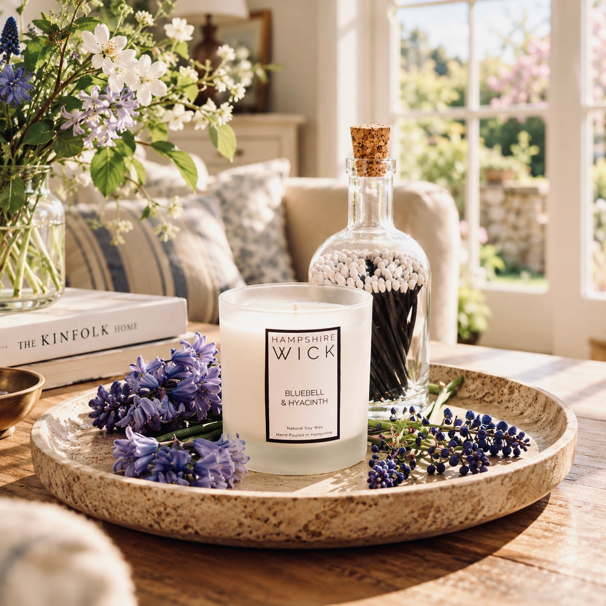 Bluebell & Hyacinth Luxury Candle