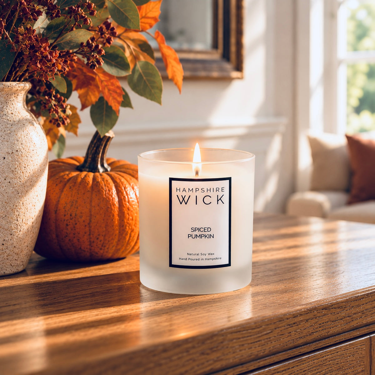 Spiced Pumpkin Luxury Candle - Autumn Range
