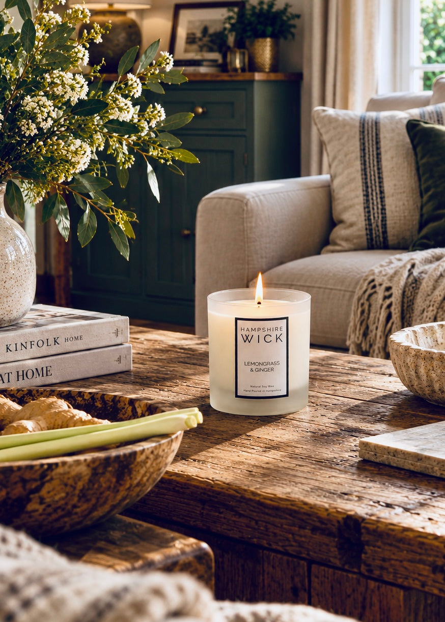 Lemongrass & Ginger Luxury Candle
