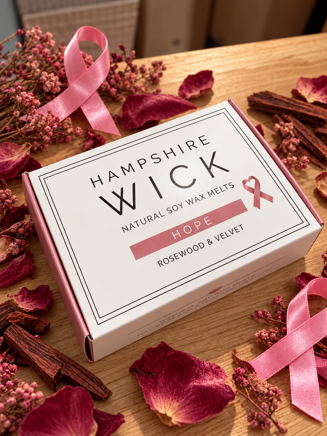HOPE - Rosewood & Velvet Soy Wax Hand Poured Wax Melts