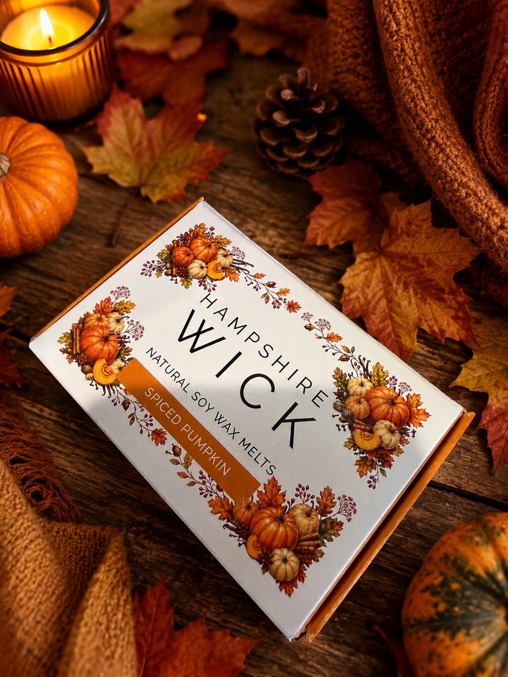 Autumn Wax Melt Collection - Toffee Apple & Spiced Pumpkin