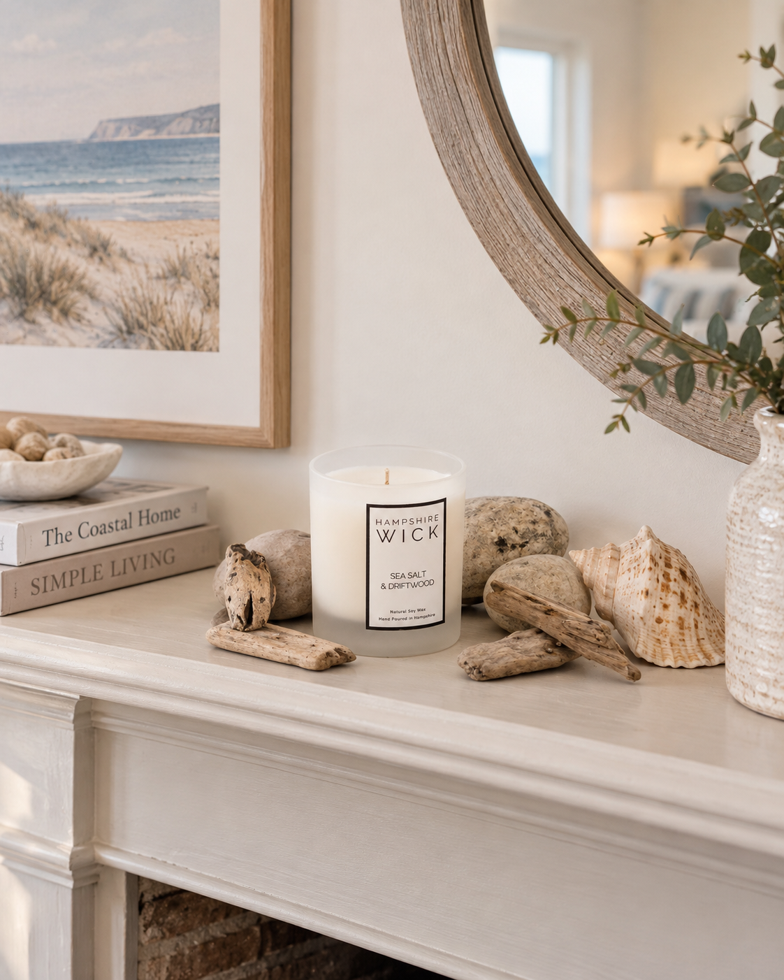 Sea Salt & Driftwood Luxury Candle