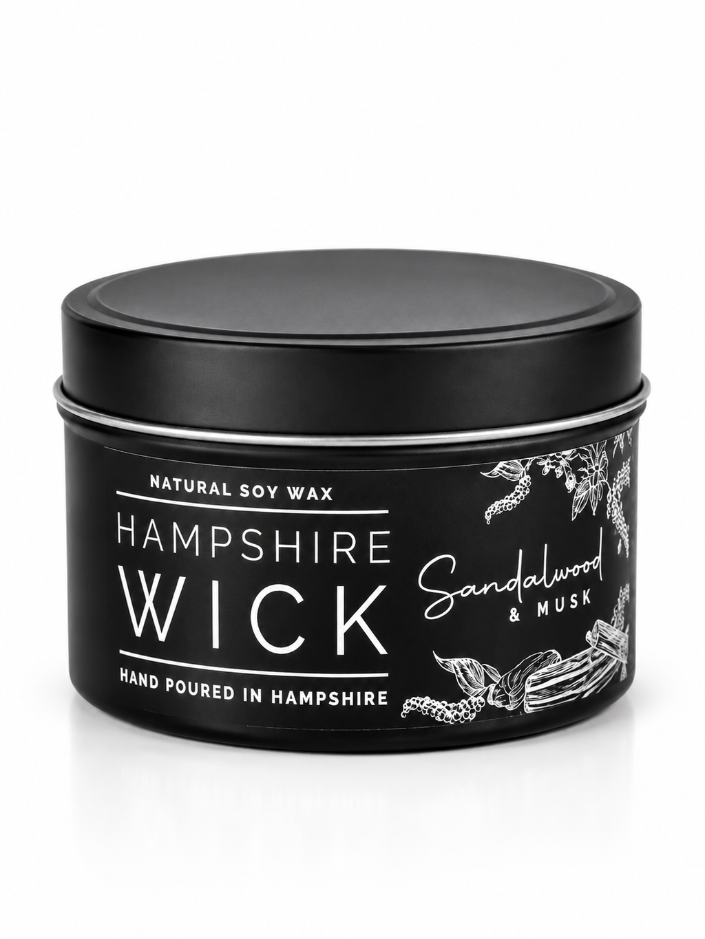 Sandalwood & Musk Candle Tin