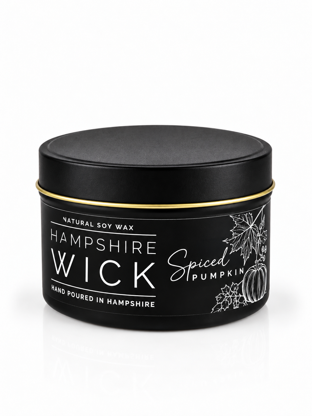 Spiced Pumpkin Candle Tin - Autumn Range