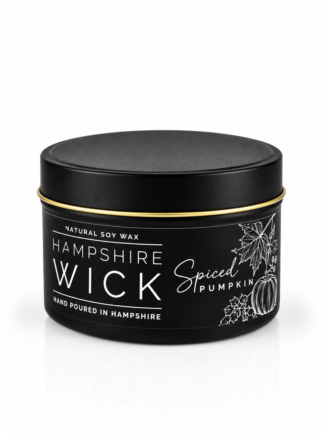 Spiced Pumpkin Candle Tin - Autumn Range