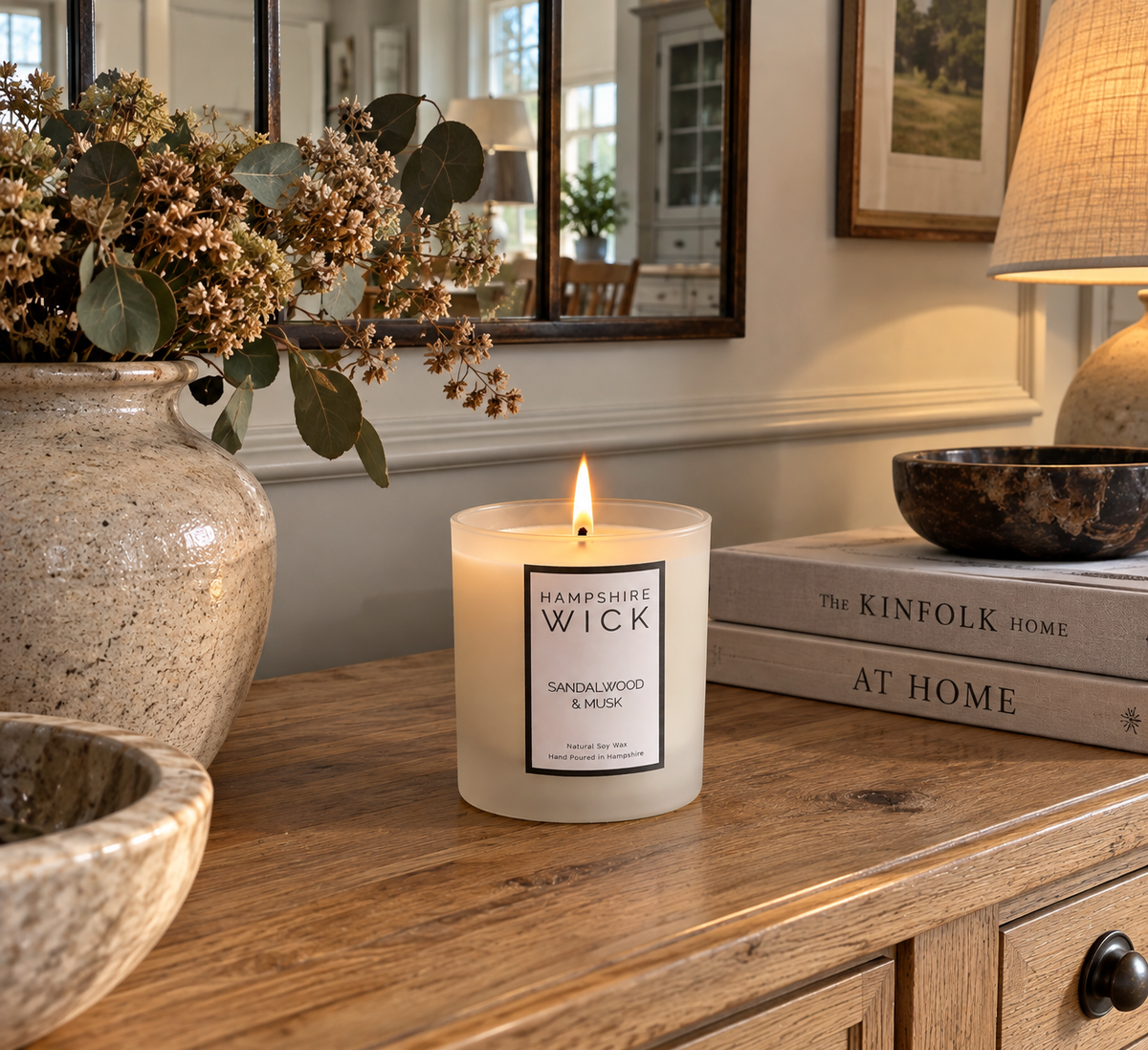 Sandalwood & Musk Luxury Candle
