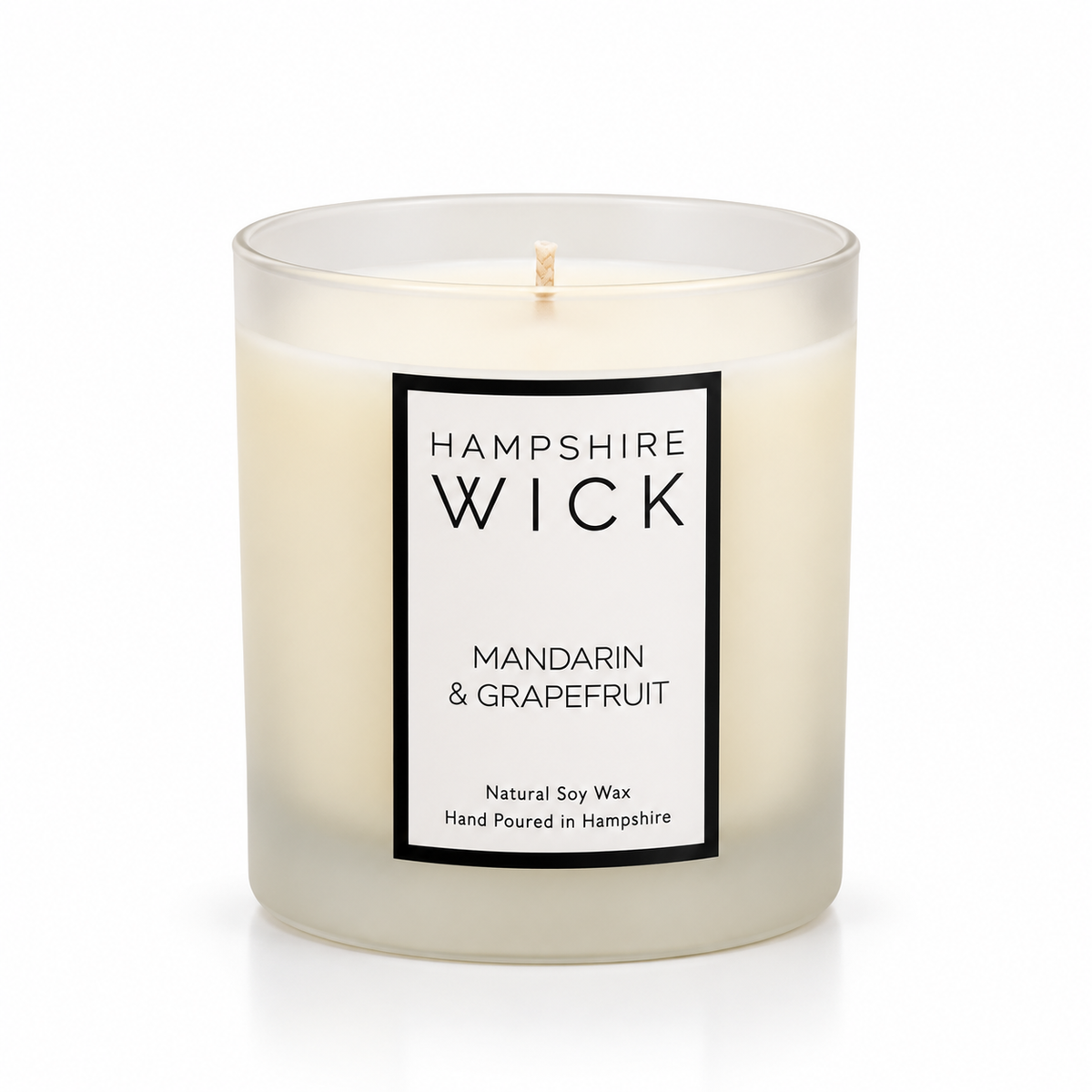 Mandarin & Grapefruit Luxury Candle Soy Wax Hand Poured