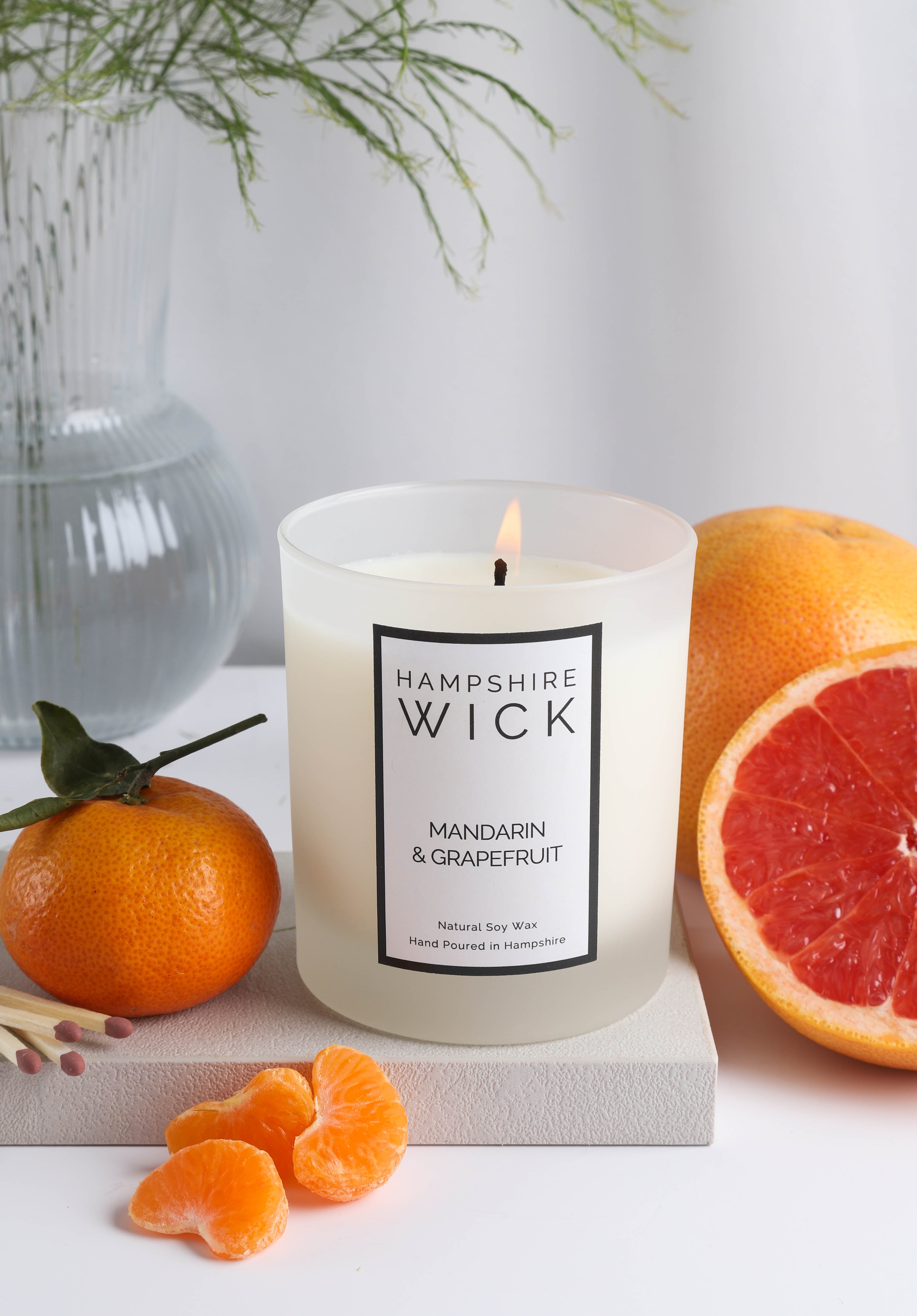 Mandarin & Grapefruit Luxury Candle