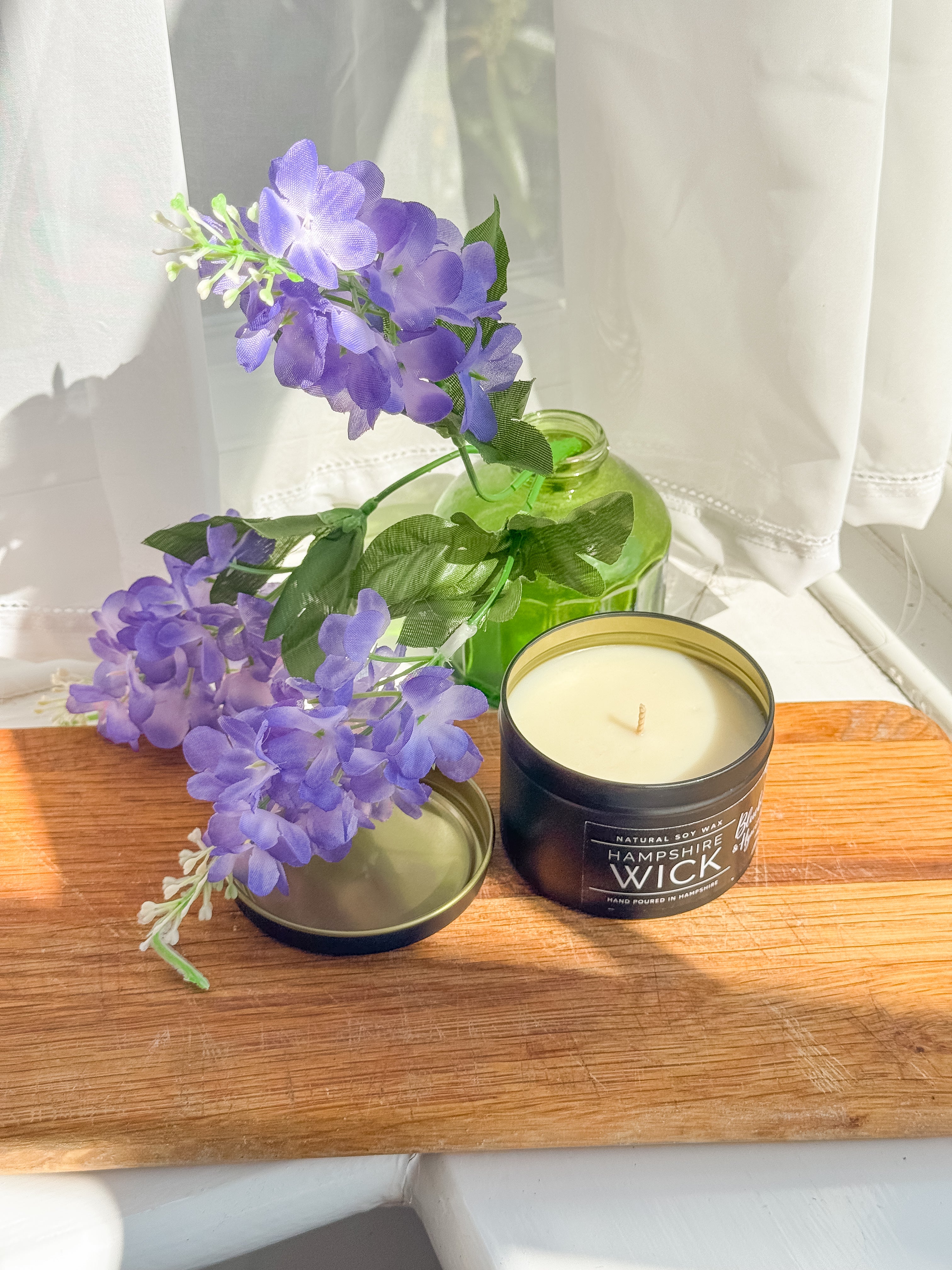 Bluebell & Hyacinth Candle Tin