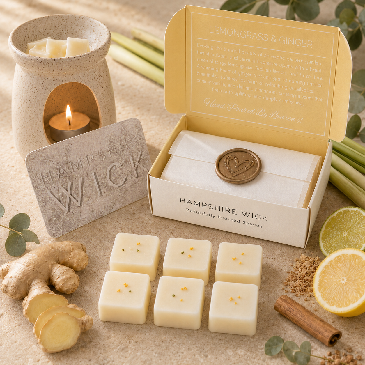 Lemongrass & Ginger Wax Melts