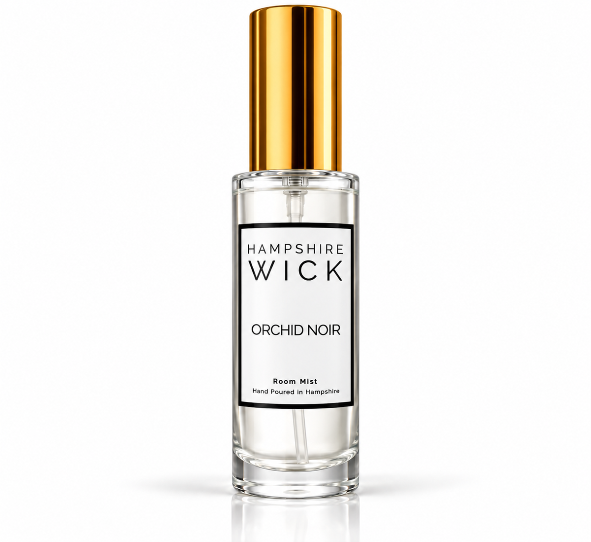 Hampshire Wick Orchid Noir Room Mist Spray 100ml – Luxury Home Fragrance for a Beautifully Scented Space