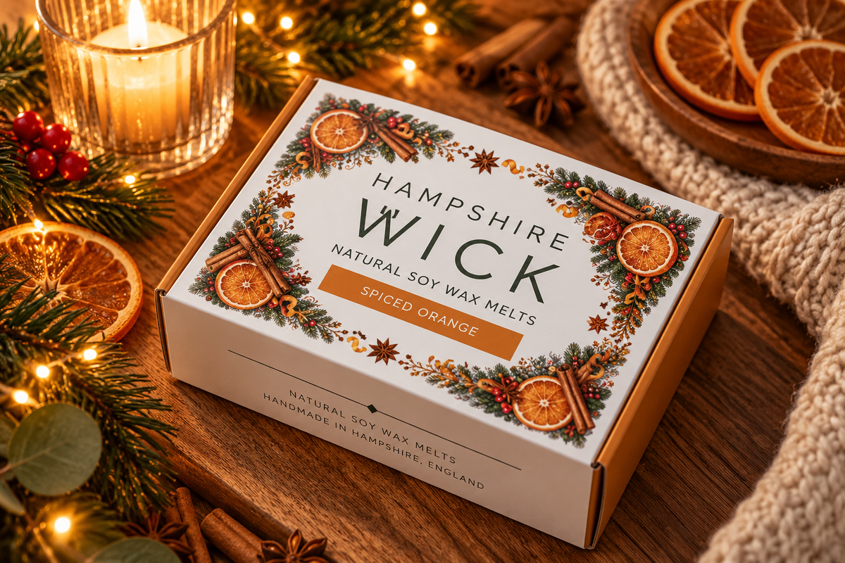 Spiced Orange Soy Wax Hand Poured Wax Melts Christmas Collection