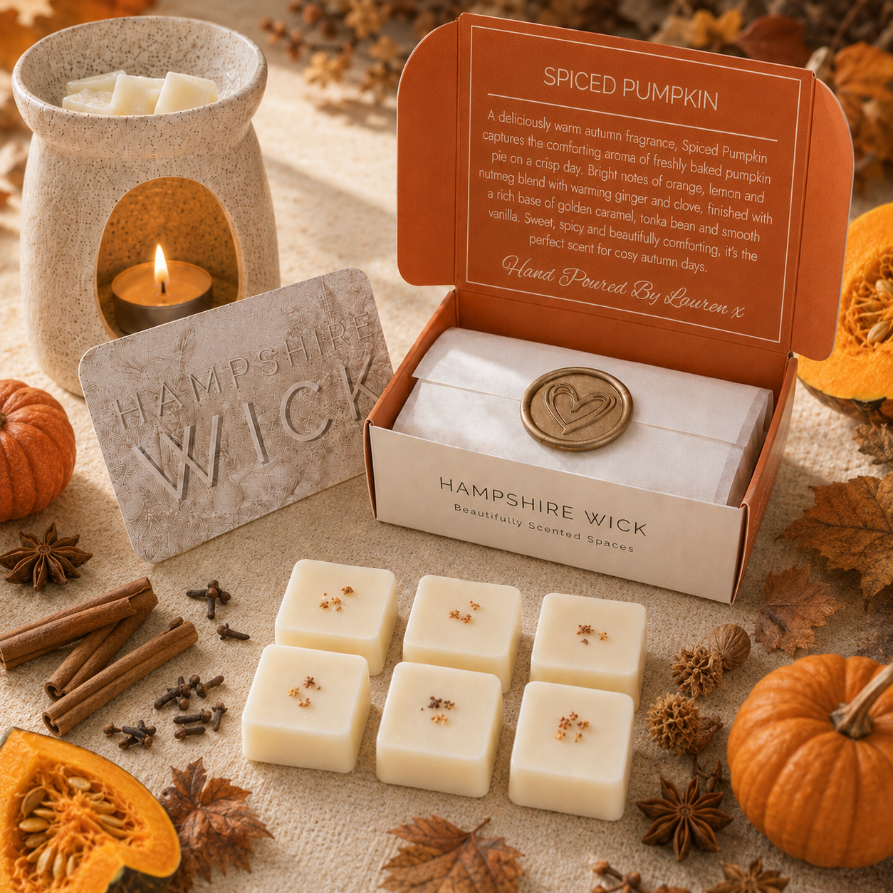 Autumn Wax Melt Collection - Toffee Apple & Spiced Pumpkin