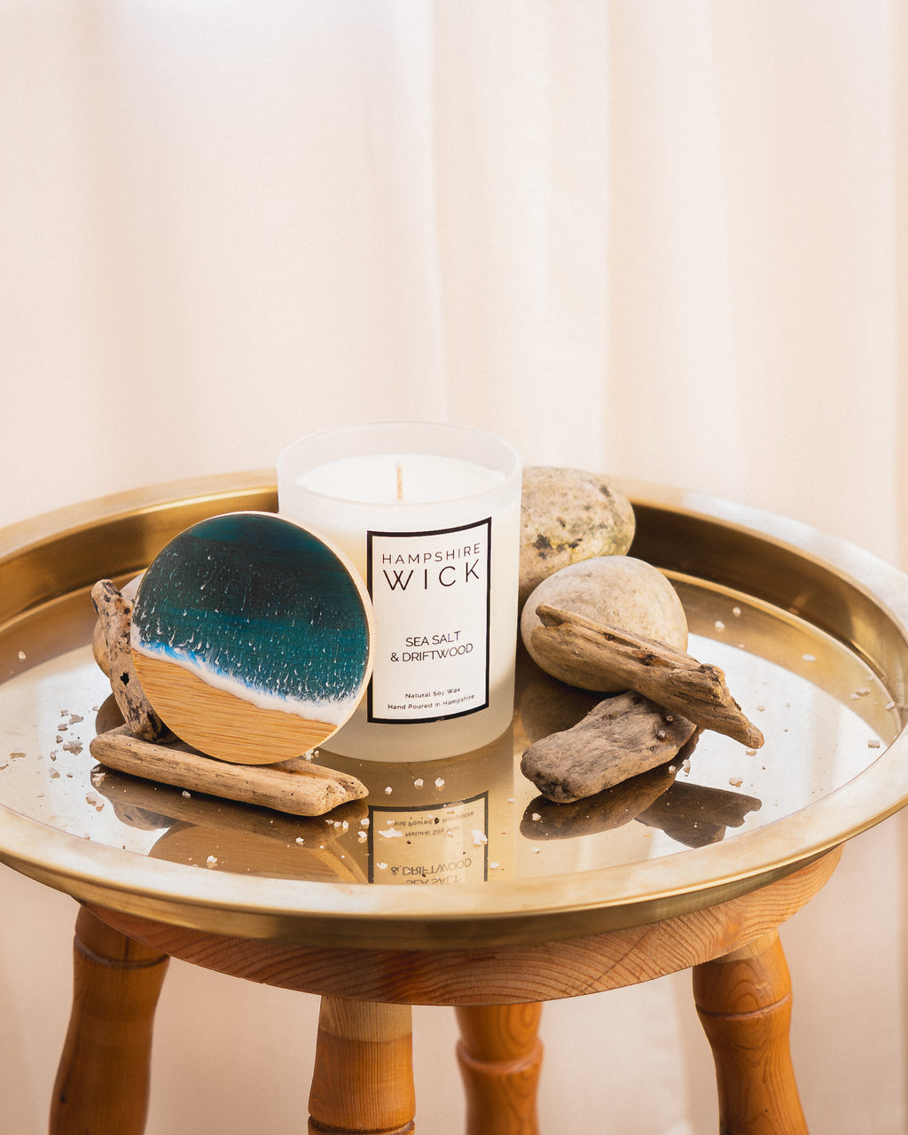 Sea Salt & Driftwood Luxury Candle