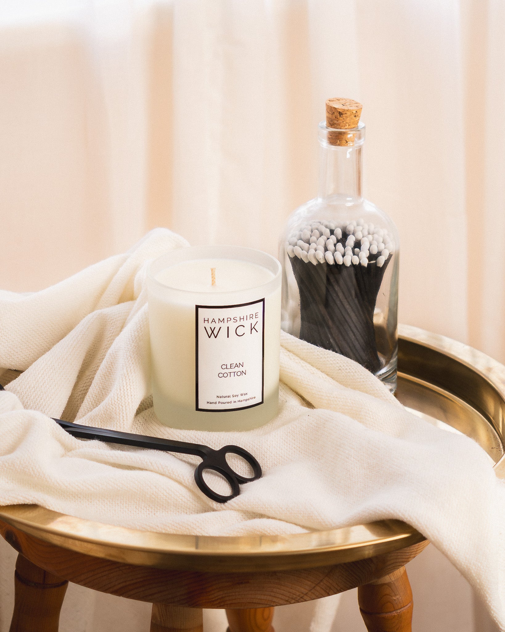 Clean Cotton Luxury Candle