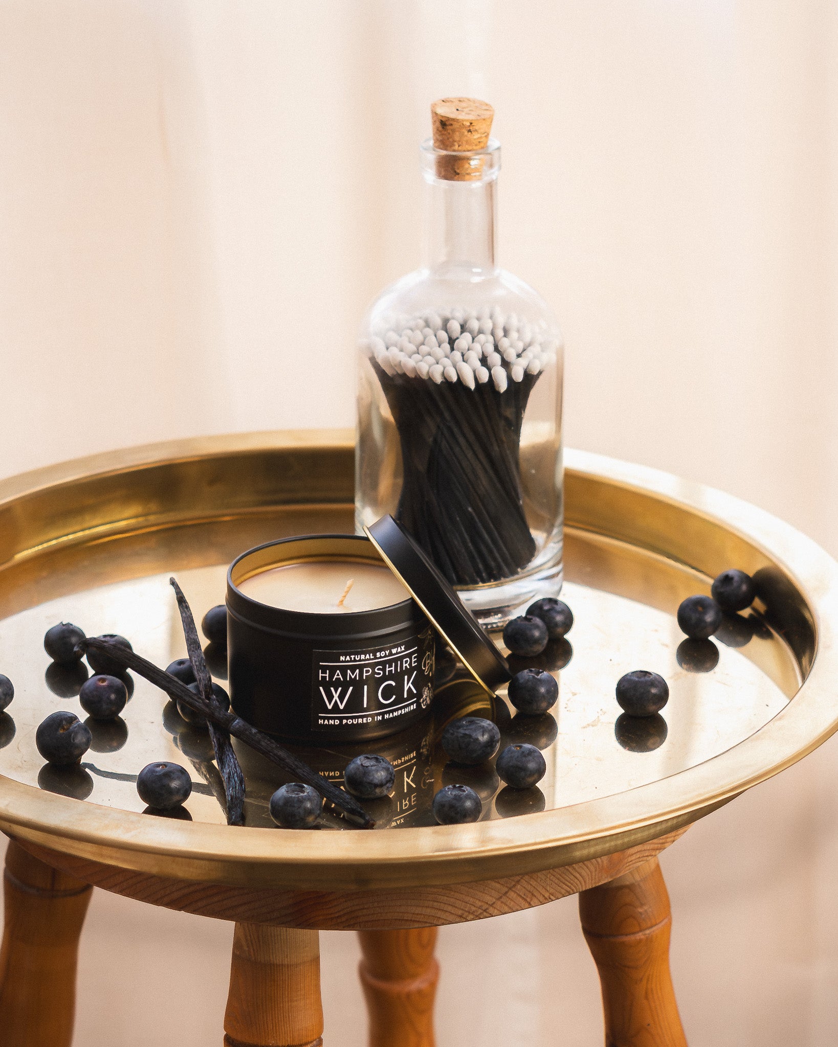Blueberry & Vanilla Candle Tin