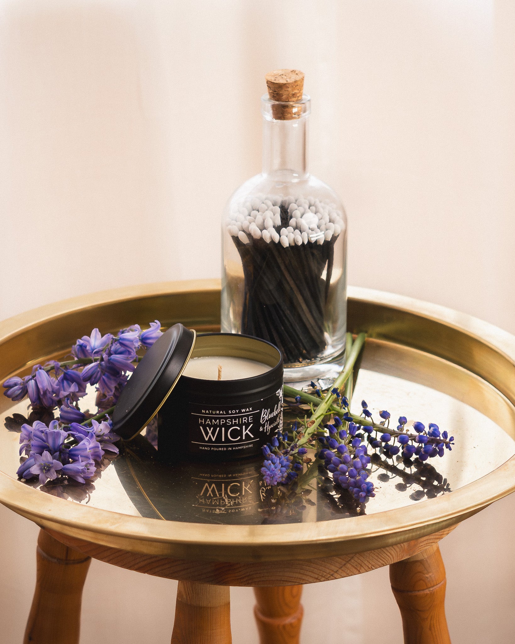 Bluebell & Hyacinth Candle Tin