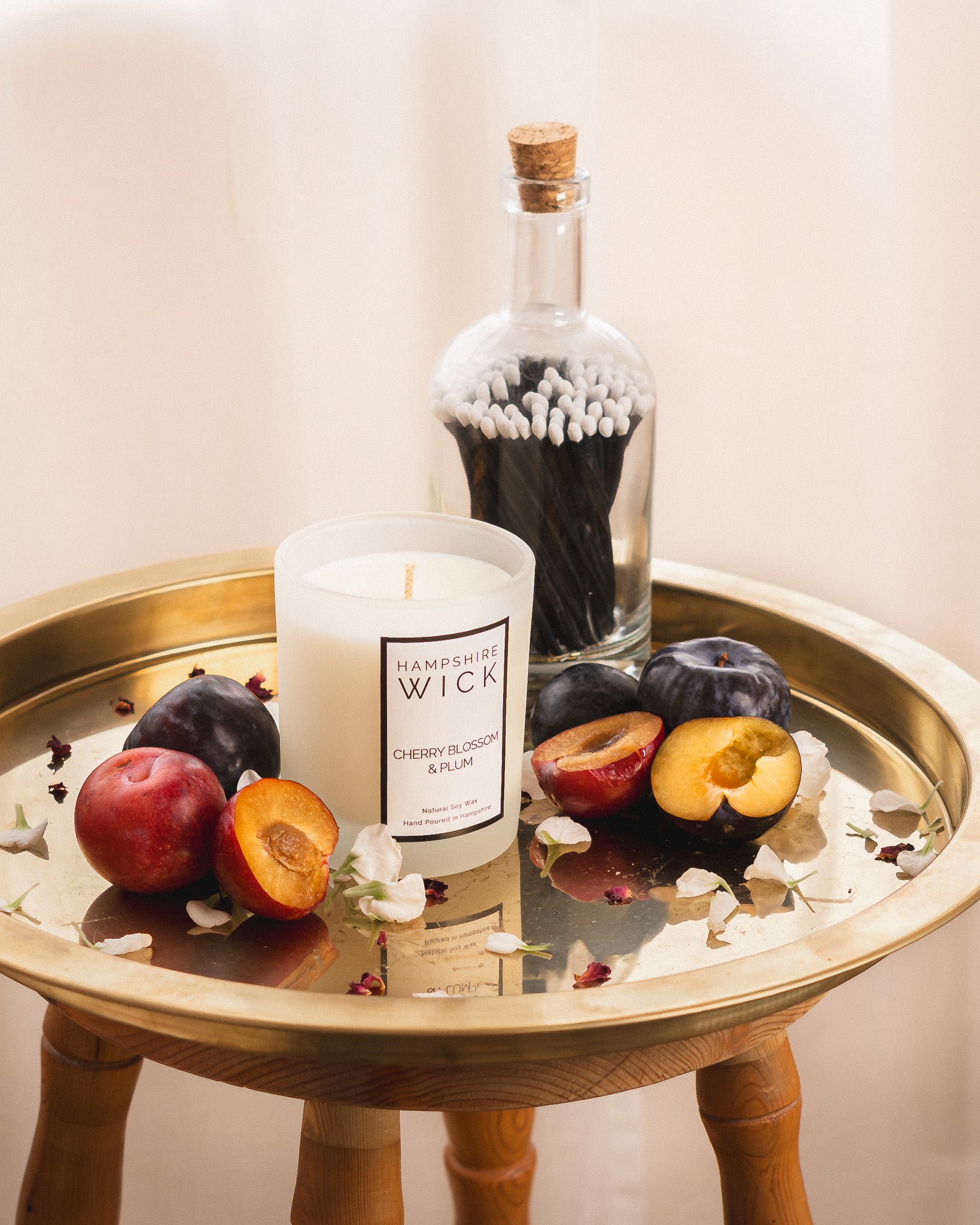 Cherry Blossom & Plum Luxury Candle