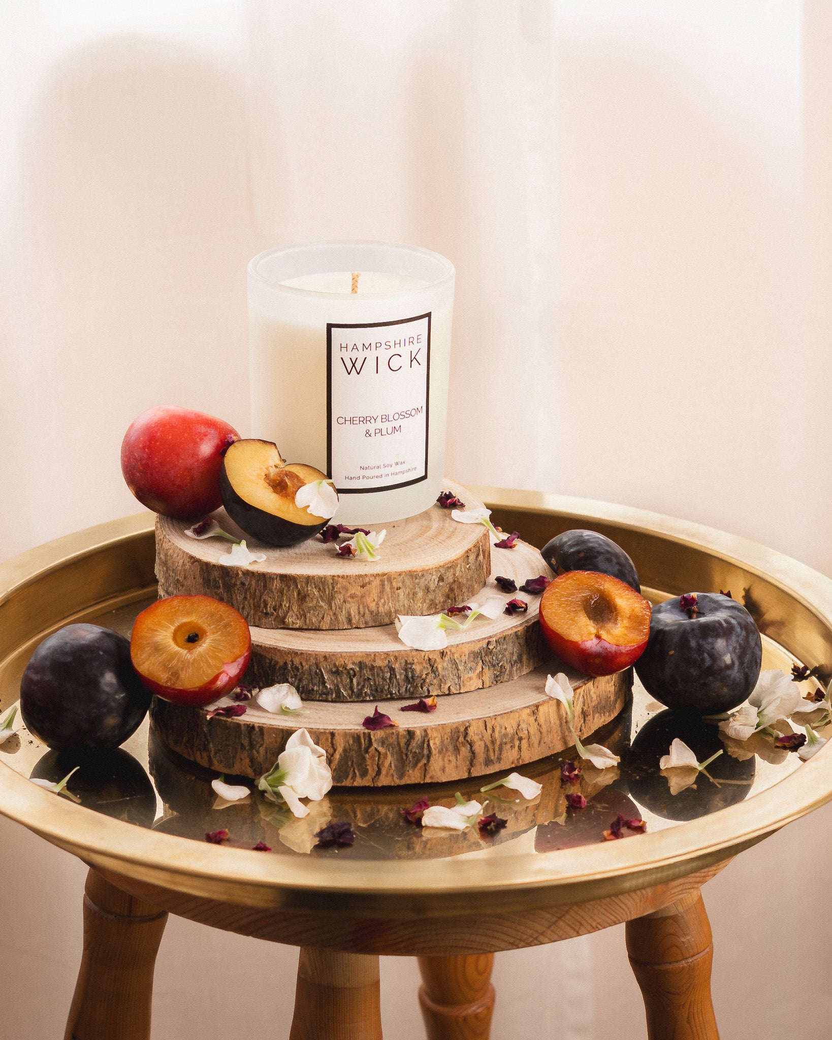 Cherry Blossom & Plum Luxury Candle