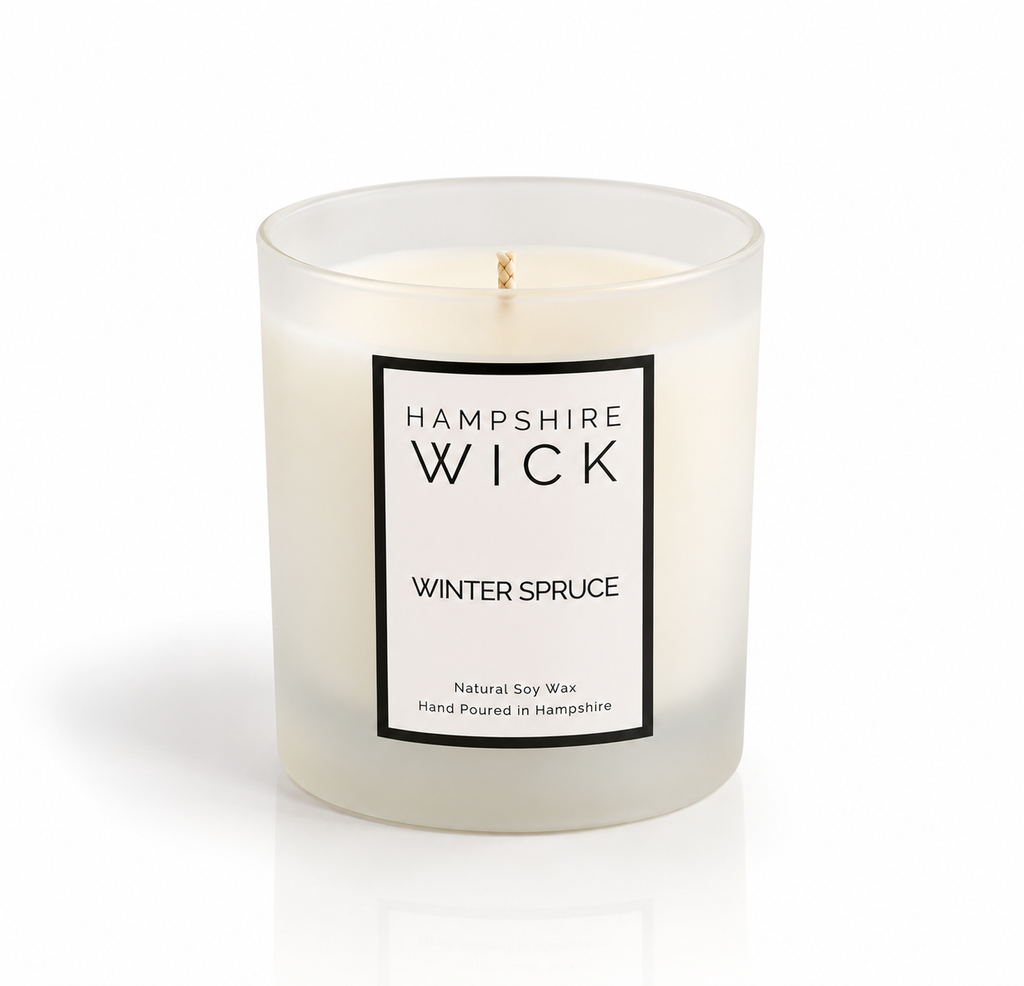 Winter Spruce Christmas Duo – Luxury Soy Wax Candle & Reed Diffuser Hand Poured Gift Set