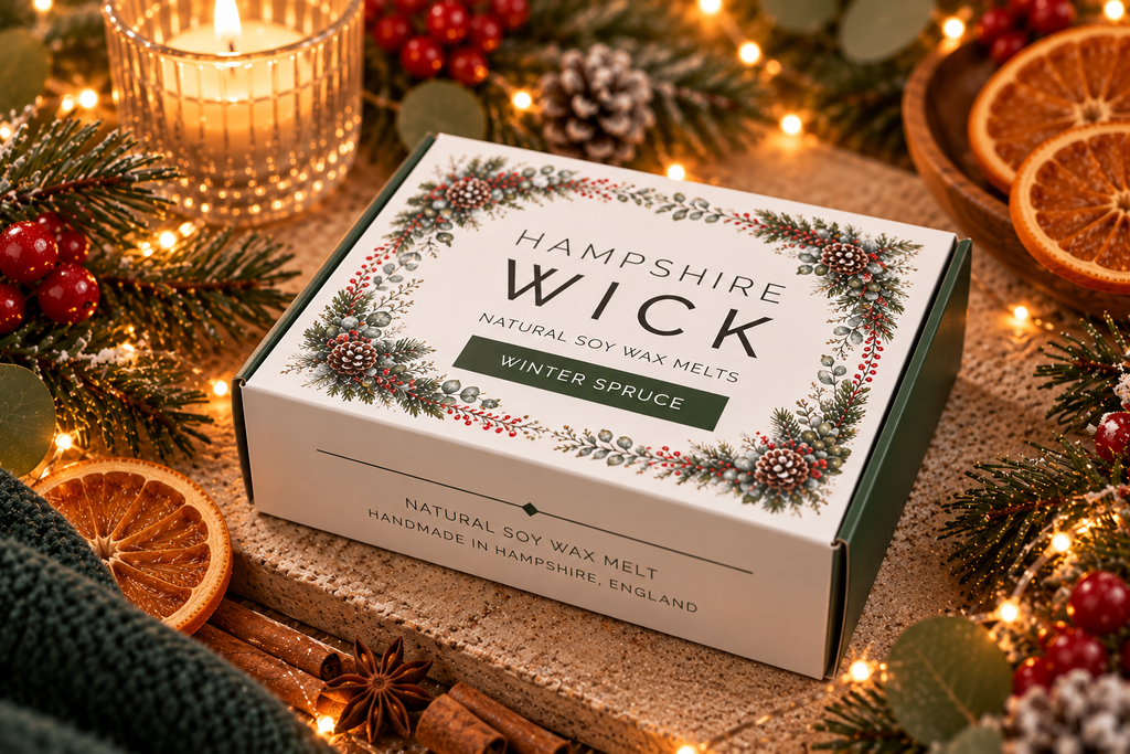 Winter Spruce Soy Wax Hand Poured Wax Melts Christmas Collection