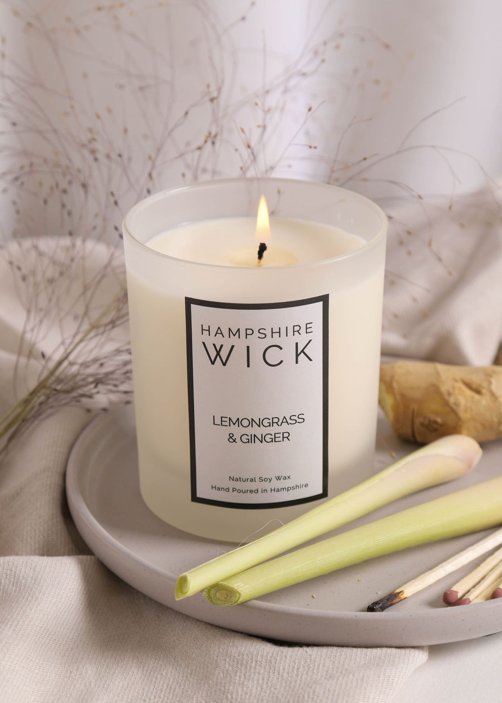 Lemongrass & Ginger Luxury Candle